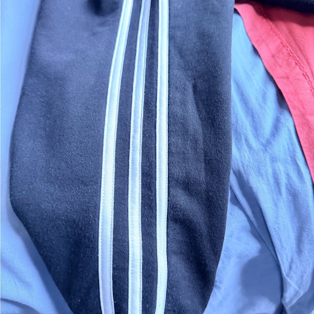 2 pair Adidas  Black Track Pants - Picture 14 of 15